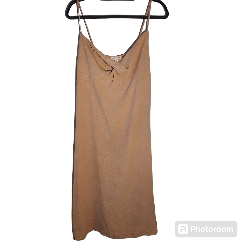 See You Monday Midi Length Dress Size Sz.XL Nuetral Cowl